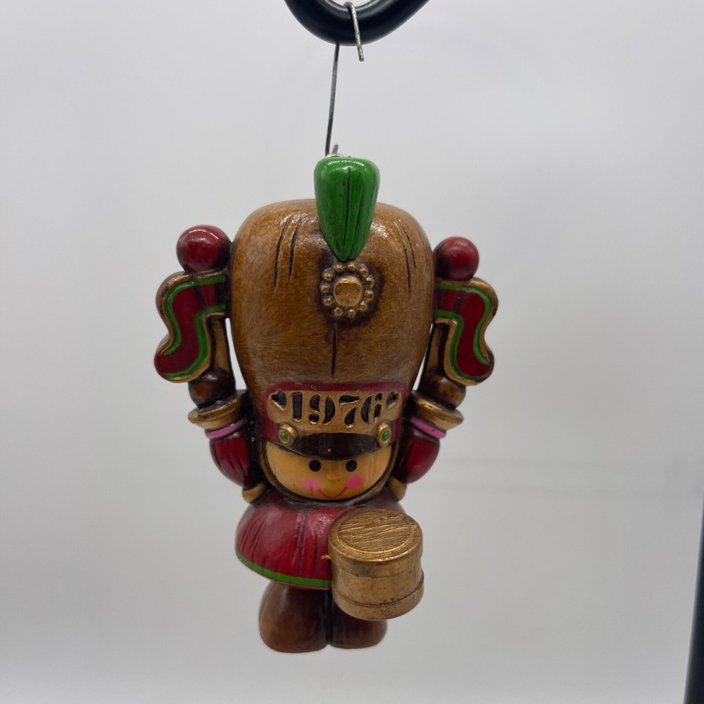 Vintage Hallmark Tree Trimmers Ornament 1976 Yester Years Drummer Boy Yesteryear